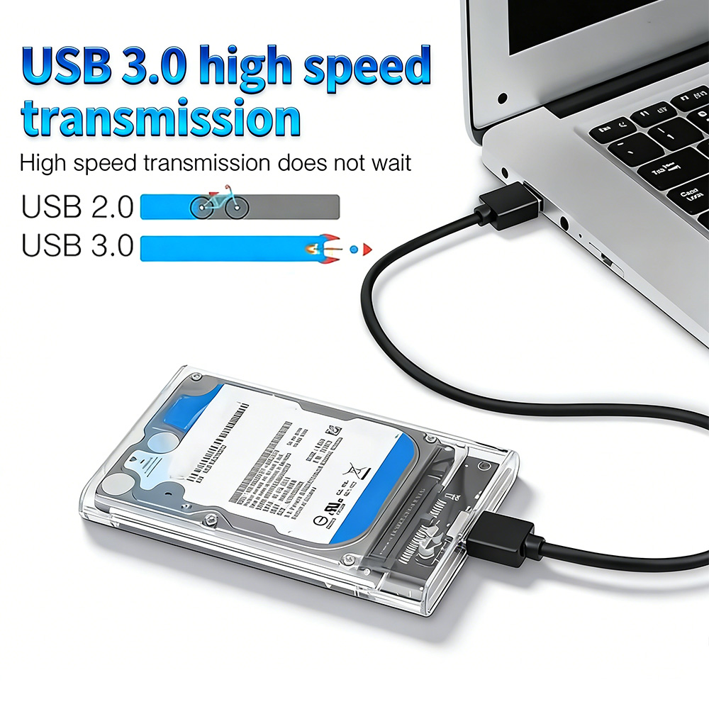 2,5 İnç Şeffaf SATA - USB 3.0  - External Ssd incelemesi ve fiyatı